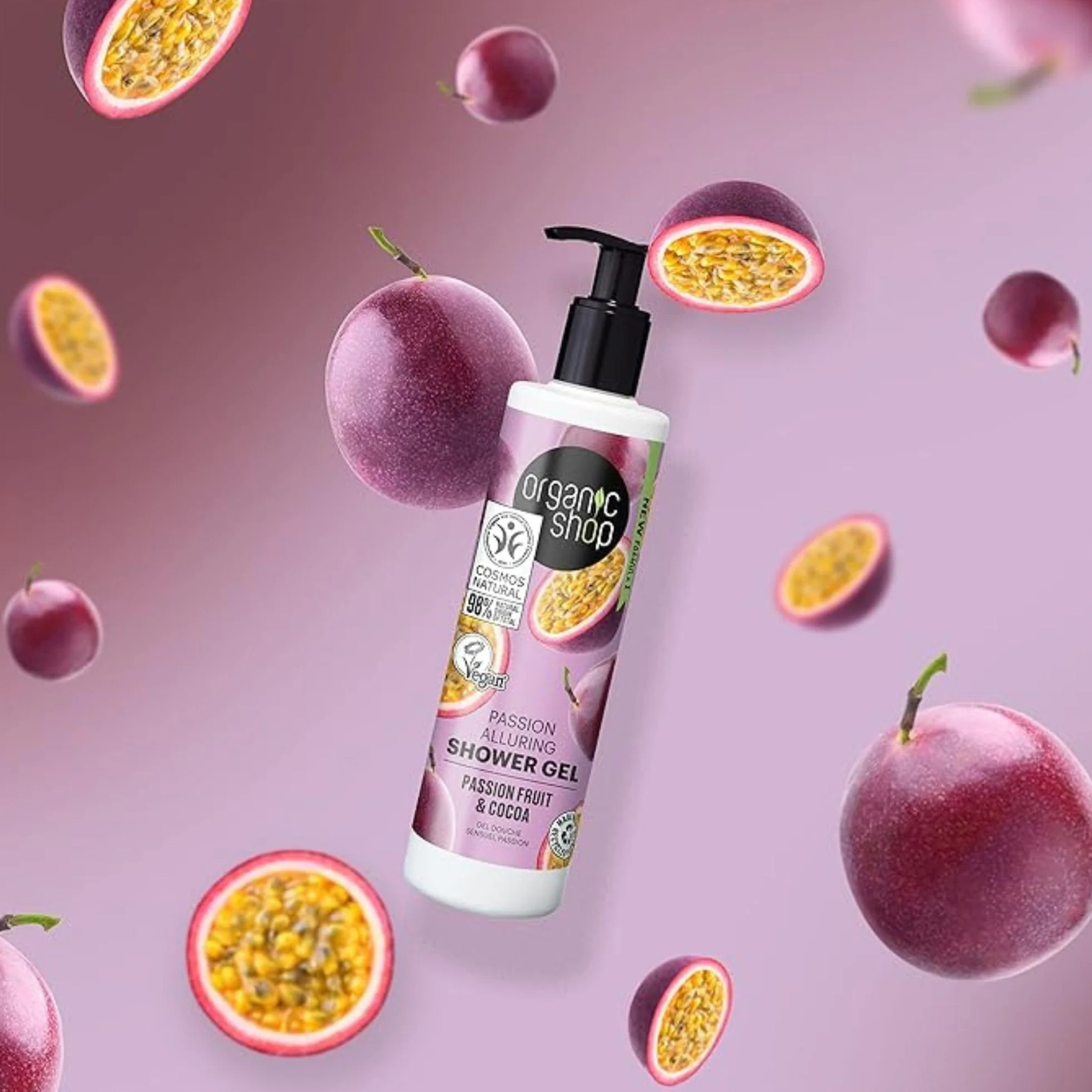 Organic Shop Shower Gel Passion Fruit & Cacao