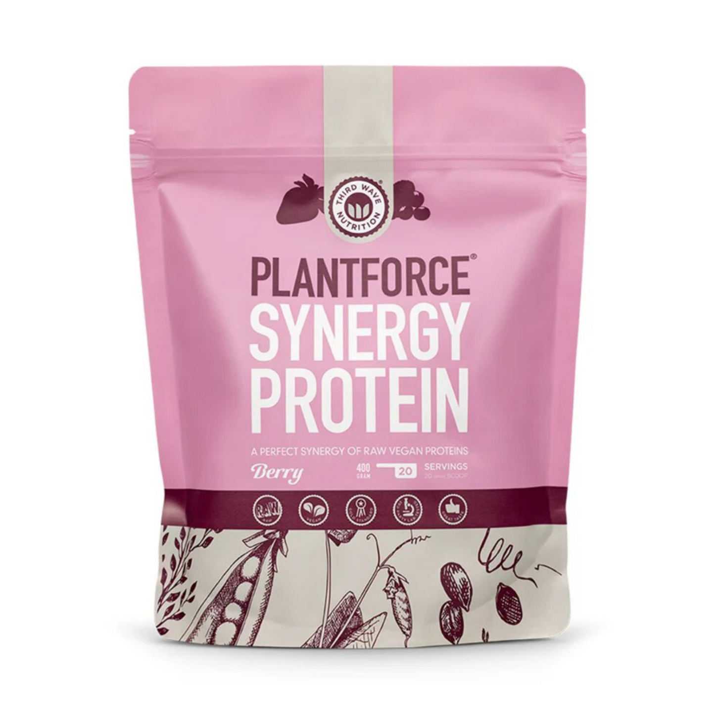 Planteforce Synergy Protein Berry – 400 g