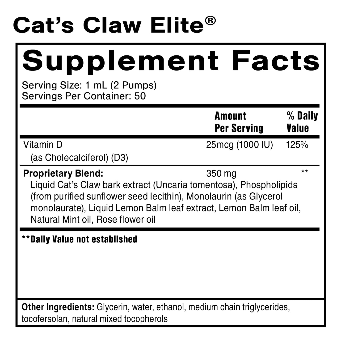 Cat’s Claw Elite® - 50 ml
