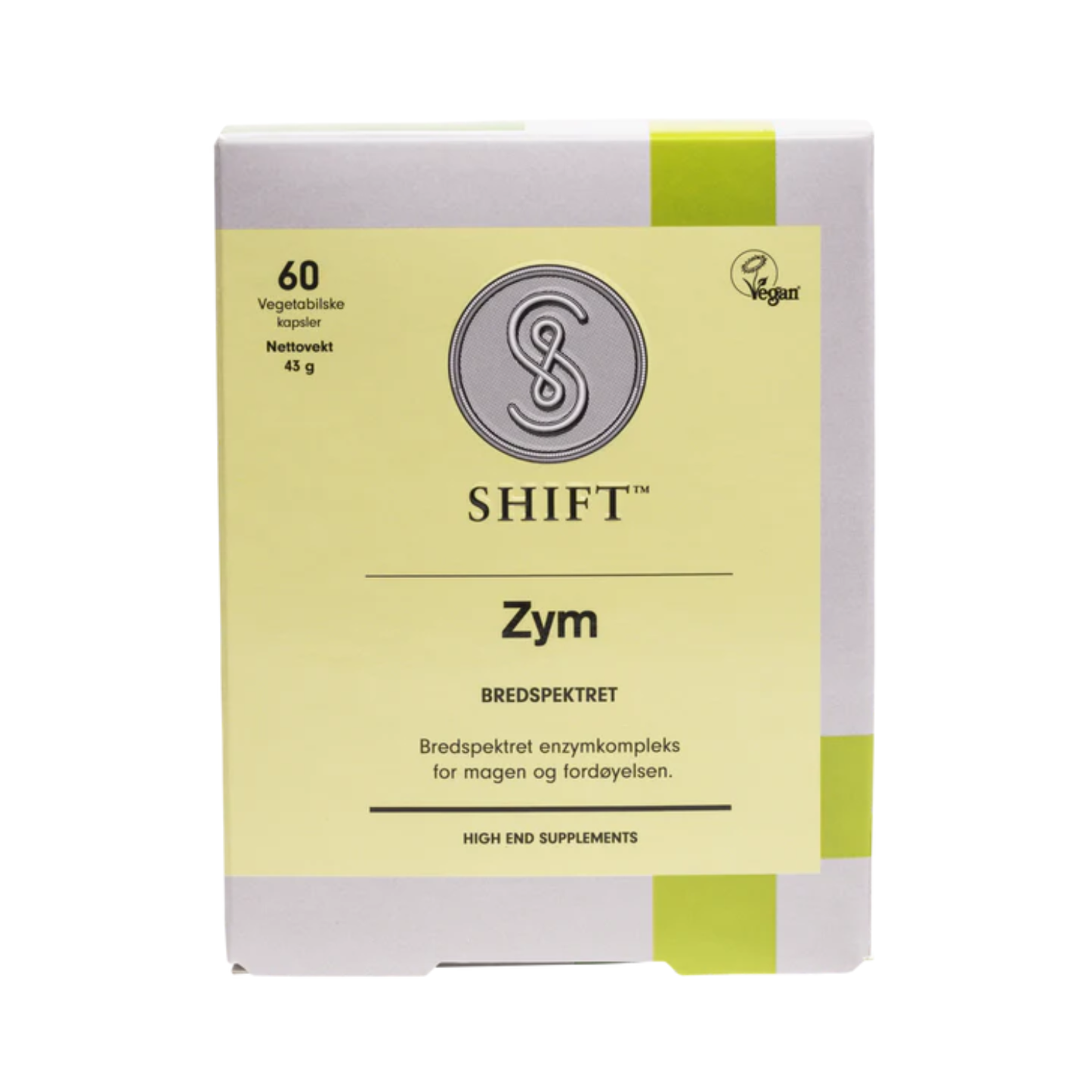 SHIFT Zym Bredspektret – 60 kapsler