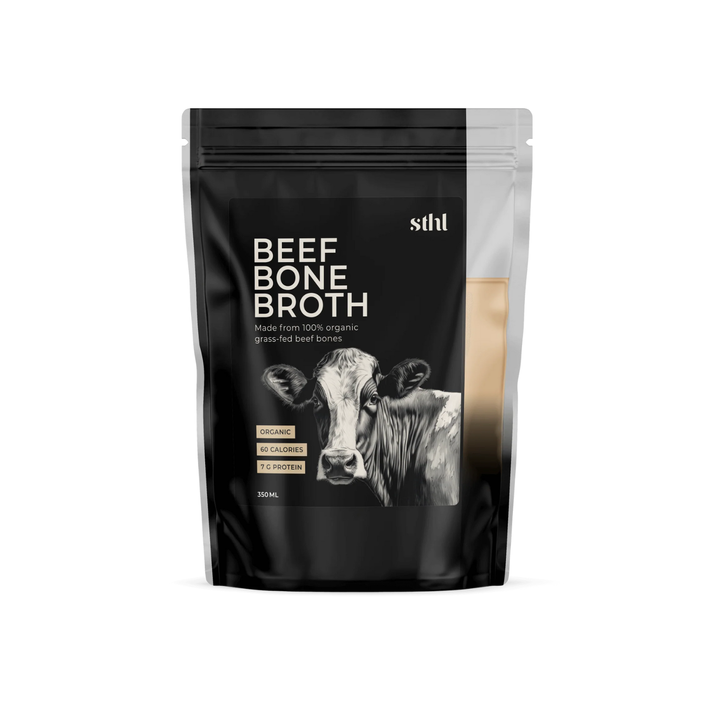 STHL - buljong av økologisk gressforet storfe 350 ml