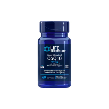 Super Ubiquinol CoQ10 with Enhanced Mitochondrial Support™ – 100 mg, 60 kapsler