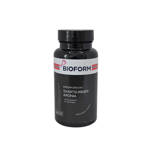 Svartsurbær (Aronia) – 60 kapsler