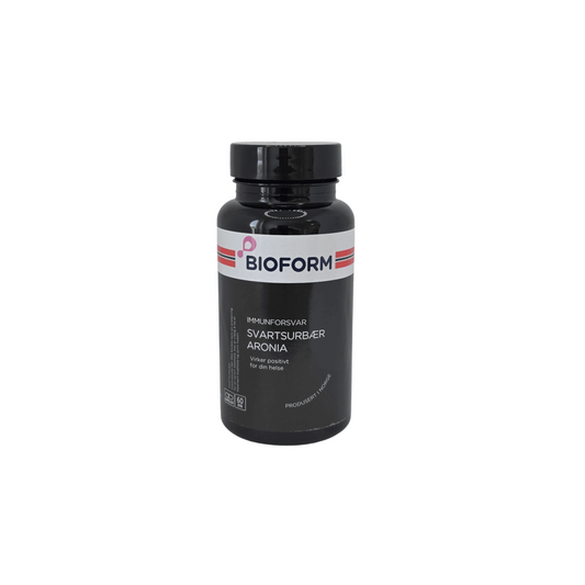 Svartsurbær (Aronia) – 60 kapsler