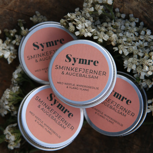 Symre sminkefjerner og augebalsam med nestle, nyperose og ylang-ylang 15 ml