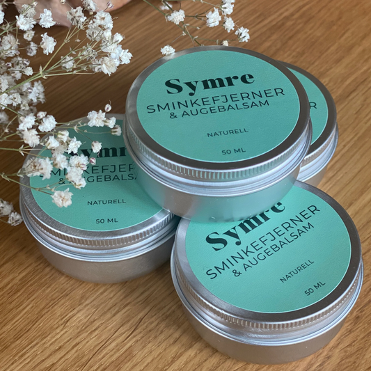 Symre sminkefjerner og augebalsam naturell 50 ml