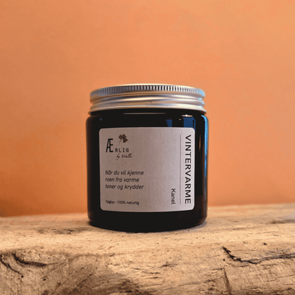 Talglys – naturlig lys med talg og bivoks - appelsin