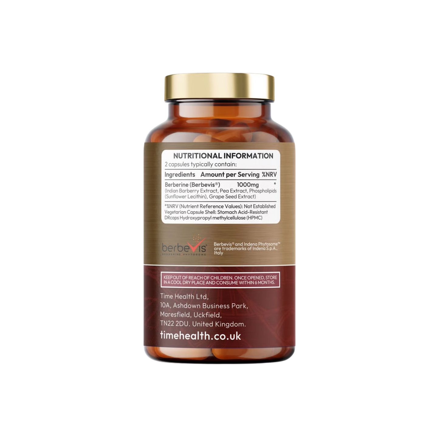 Berberine Phytosome® - 60 kapsler