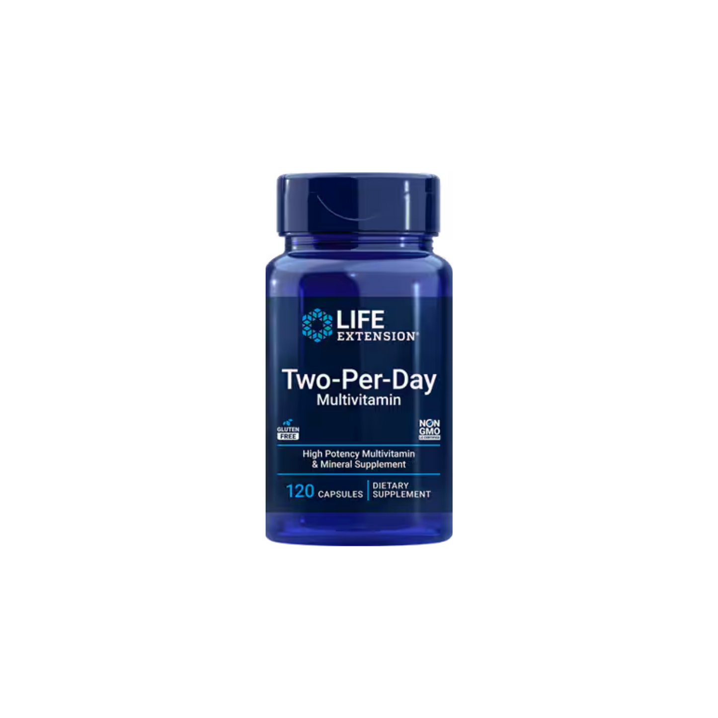 Two-Per-Day Multivitamin – 120 kapsler