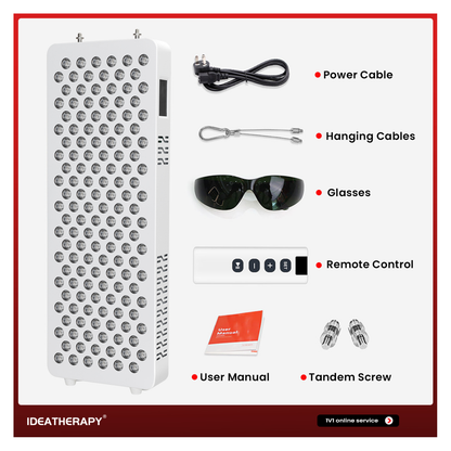 Uno Vita's RLPRO200 LED Therapy Light (full spectrum red light therapy)