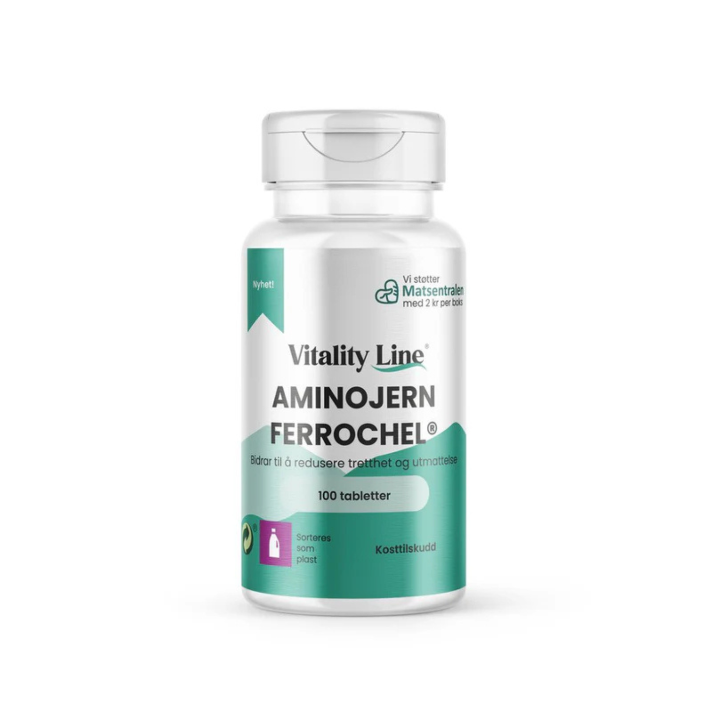 Vitality Line Aminojern Ferrochel – 100 tabletter