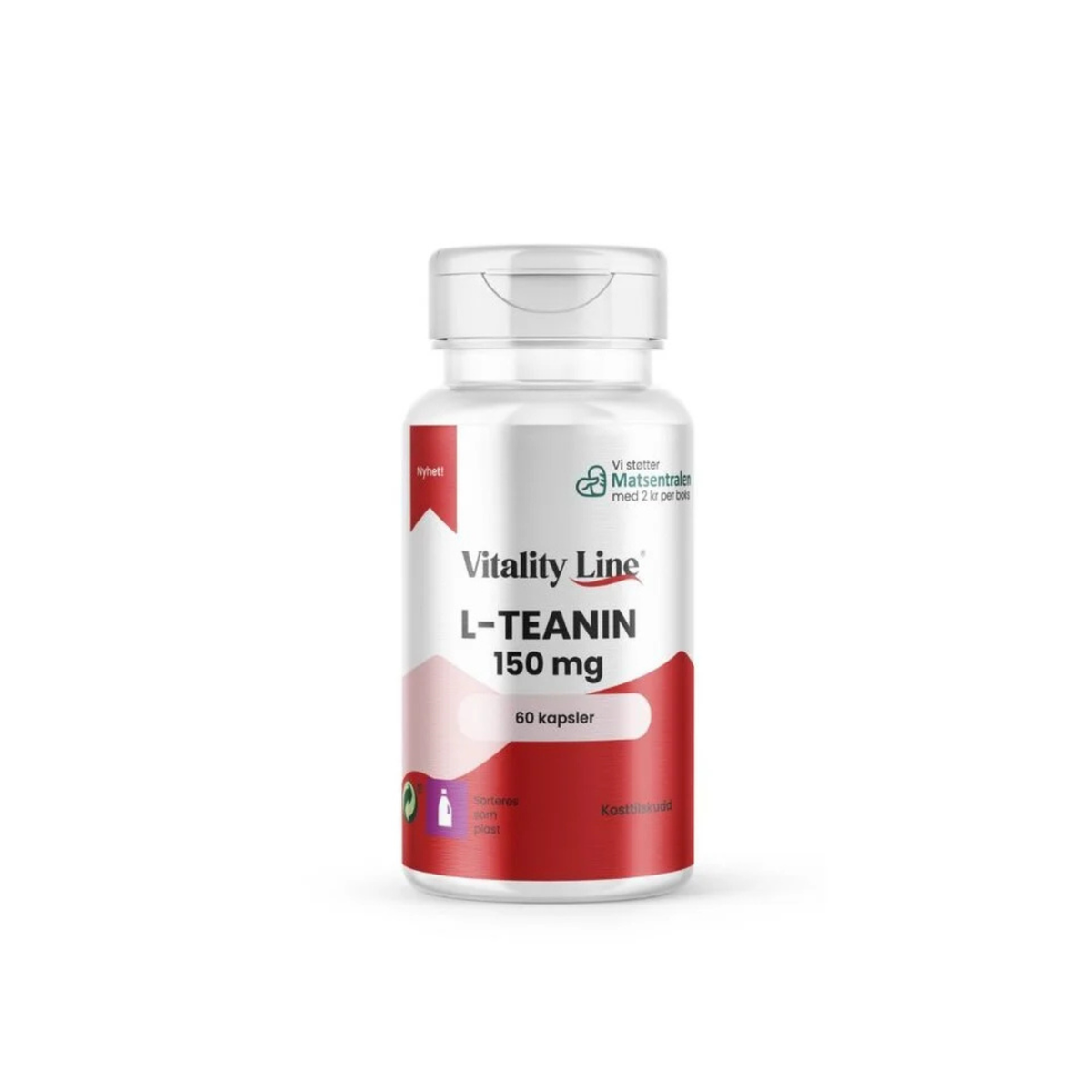 Vitality Line L-Teanin 150 mg – 60 kapsler