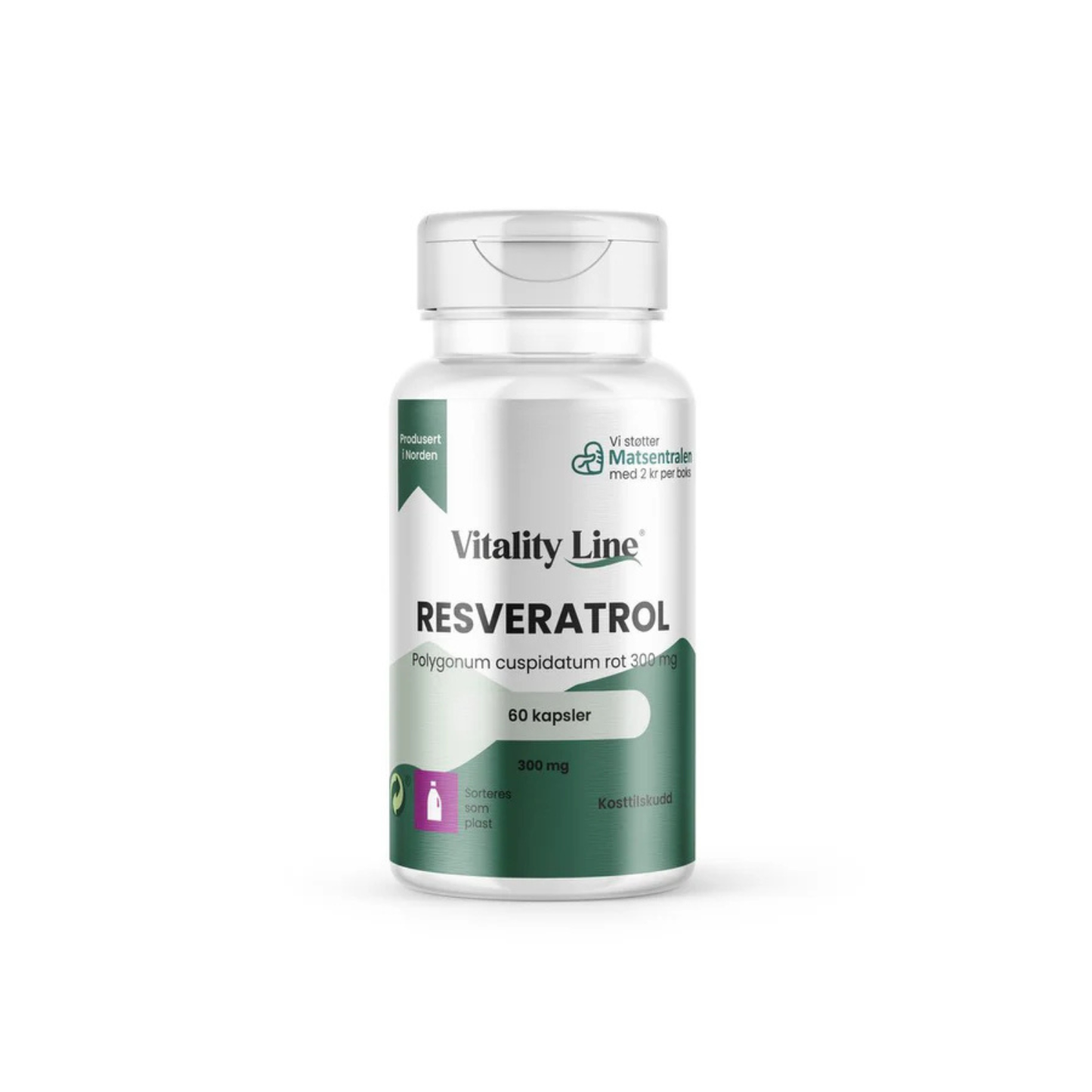 Vitality Line Resveratrol – 60 kapsler