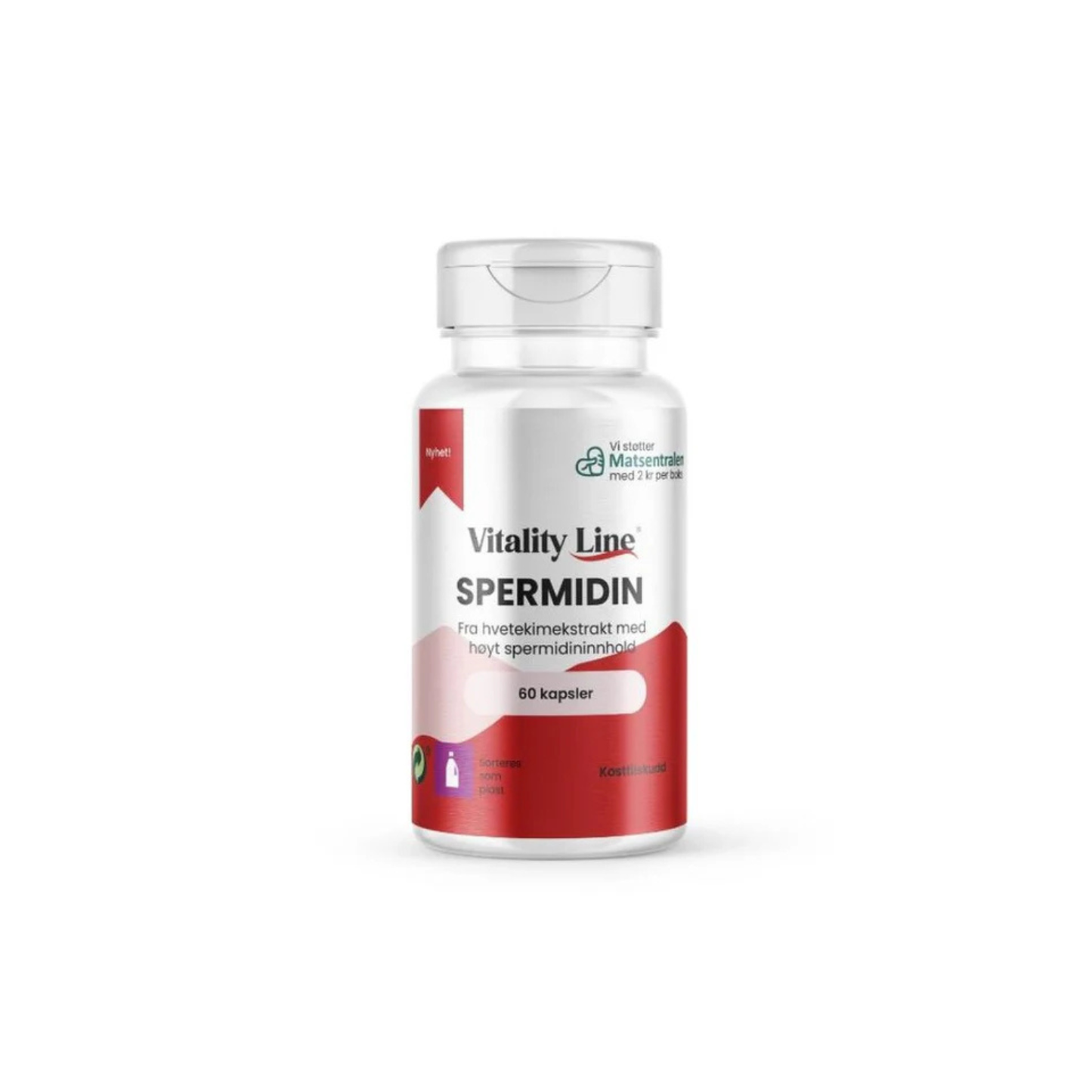 Vitality Line spermidin 60 kapsler