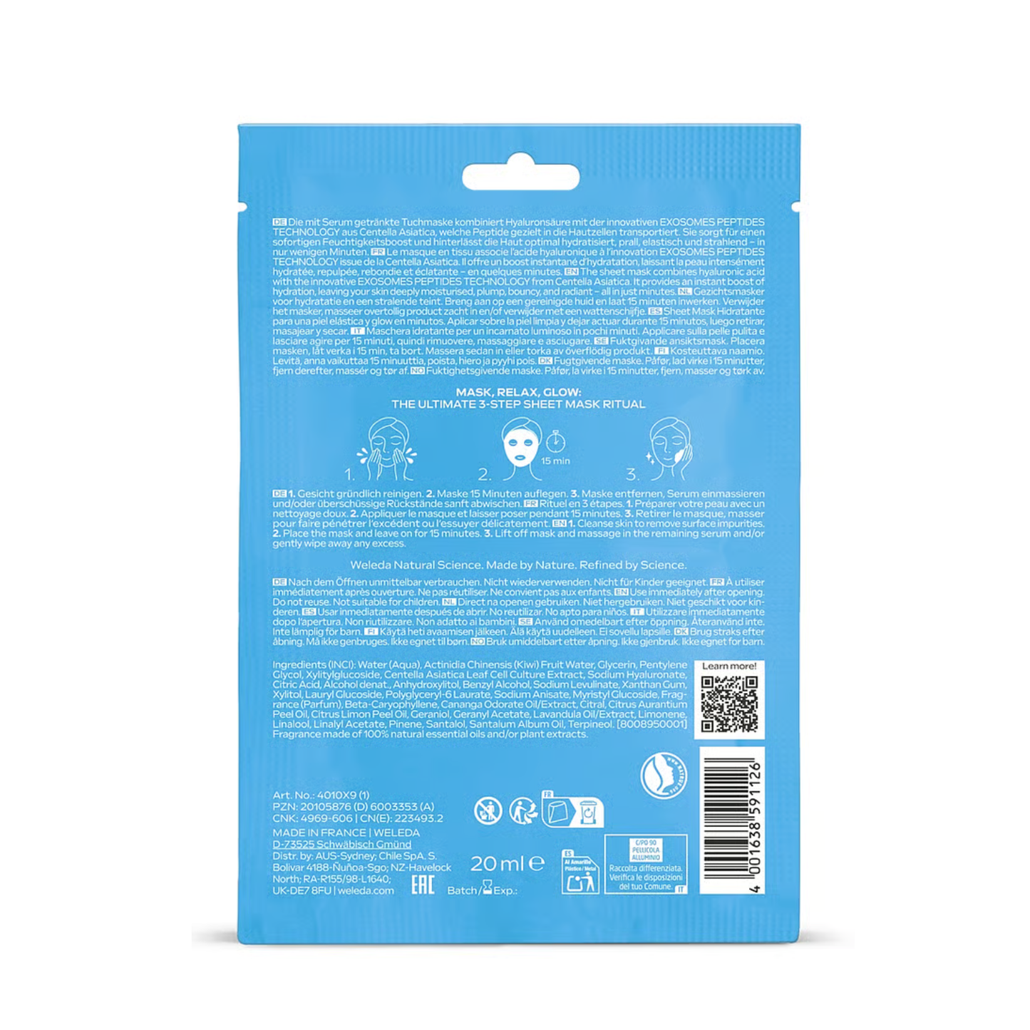 Weleda Exo Boost Hydro Bounce Sheet Mask