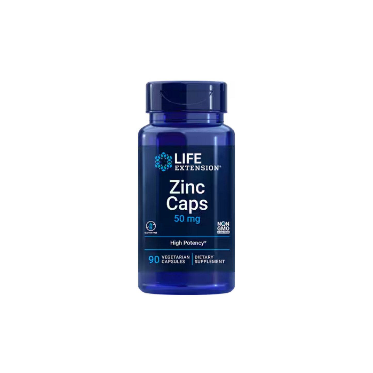 Zinc Caps – 50 mg, 90 kapsler